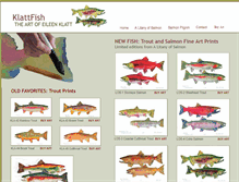 Tablet Screenshot of klattfish.net